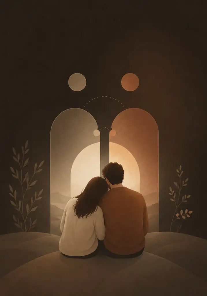 Illustration d’une séance de thérapie de couple
